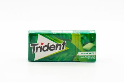 Жевательная резинка Trident без сахара со вкусом ментола 14 гр