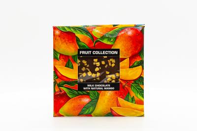 Шоколад молочный World & Time «FRUIT COLLECTION» с натуральным манго 80 гр