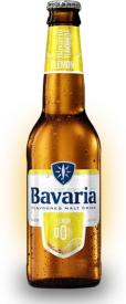 Пивной напиток светлый б/а Bavaria Лимон 330 мл стекло