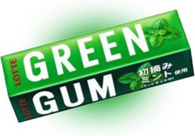 Жвачка LOTTE GREEN GUM 31 грамм
