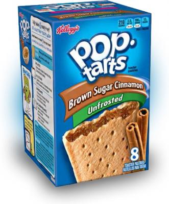 Печенье Pop Tarts 8 PS Unfrosted Brown Sugar Cinnamon 397 грамм