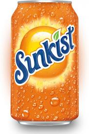 Напиток Sunkist Orange 0,355 л