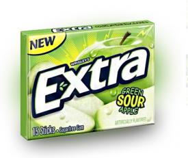 Wrigley's Extra Green Sour Apple